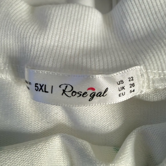 Christmas top, off shoulder, Chinese size 5xl, American 2xl - Picture 4 of 6